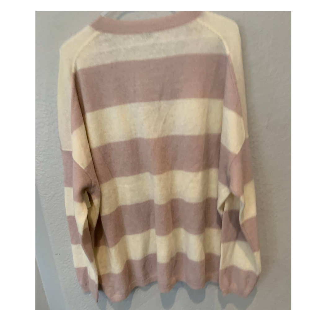 ALLSAINTS Byers Stripe V-Neck Sweater (S) - Picture 4 of 5